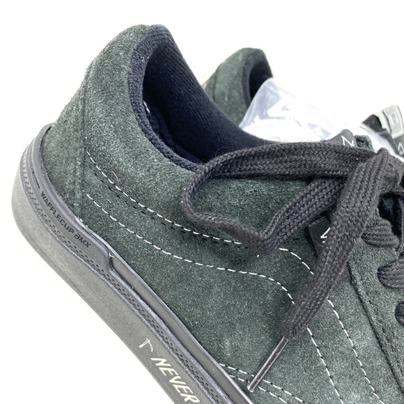 💖MEGA SALE💖VANS Bmx Old Skool Cuff Black Green Suede   Women’s  VN0A5JIPN42 - Picture 9 of 11